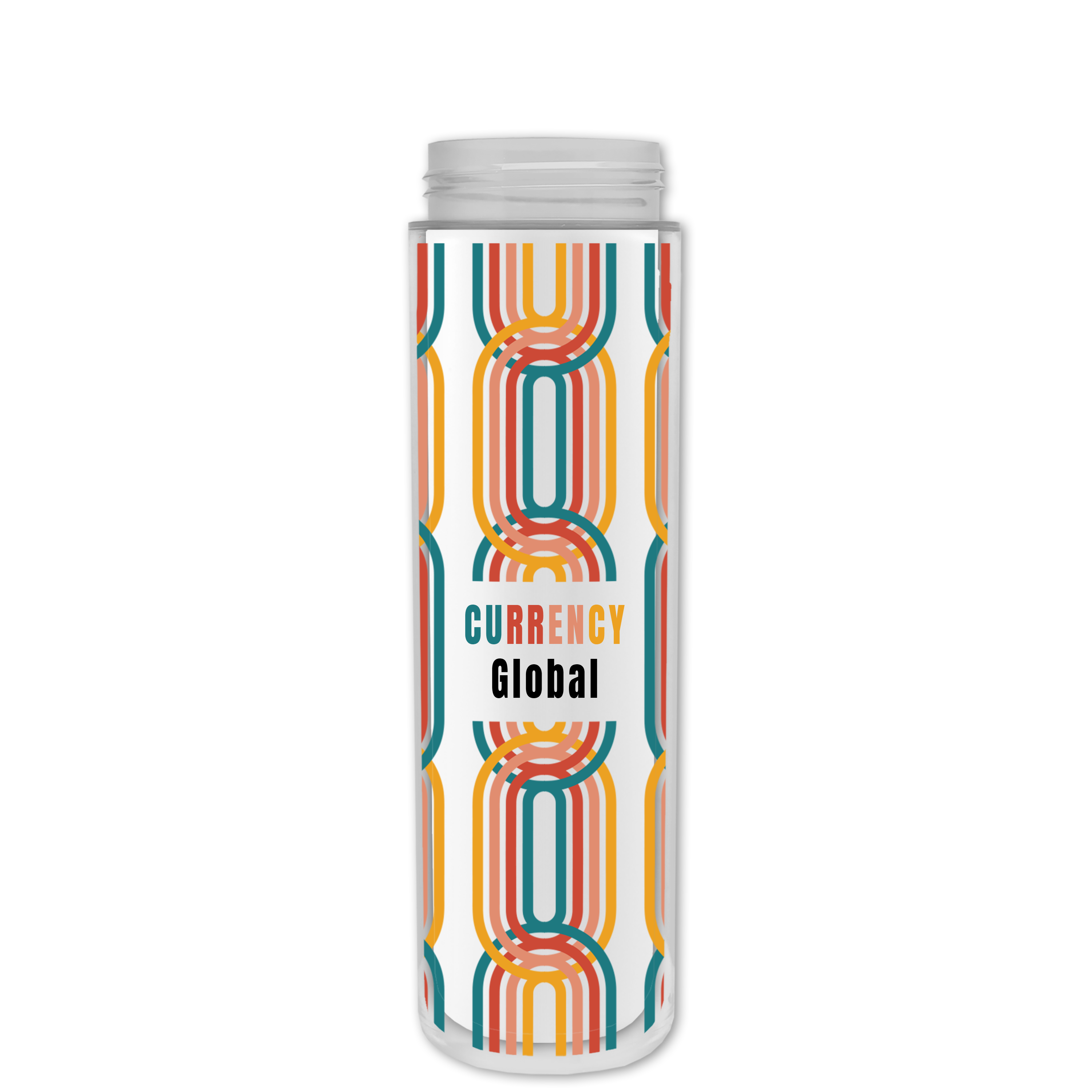 Garyline® Chiller Insulated Bottle with Drink-Thru Lid and Full-Color Insert - 16 oz.